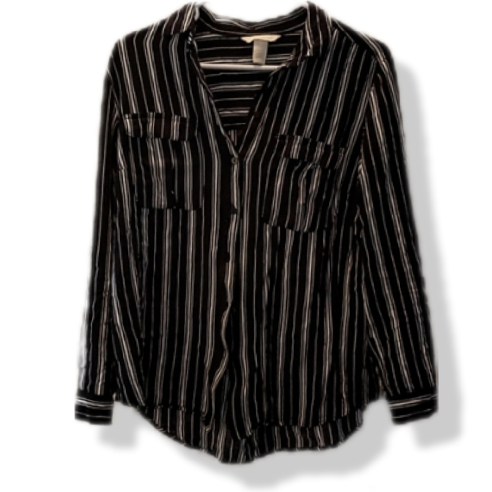 Striped Button-Up, H&M
